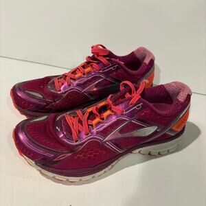 Brooks ghost 9 pink running shoes